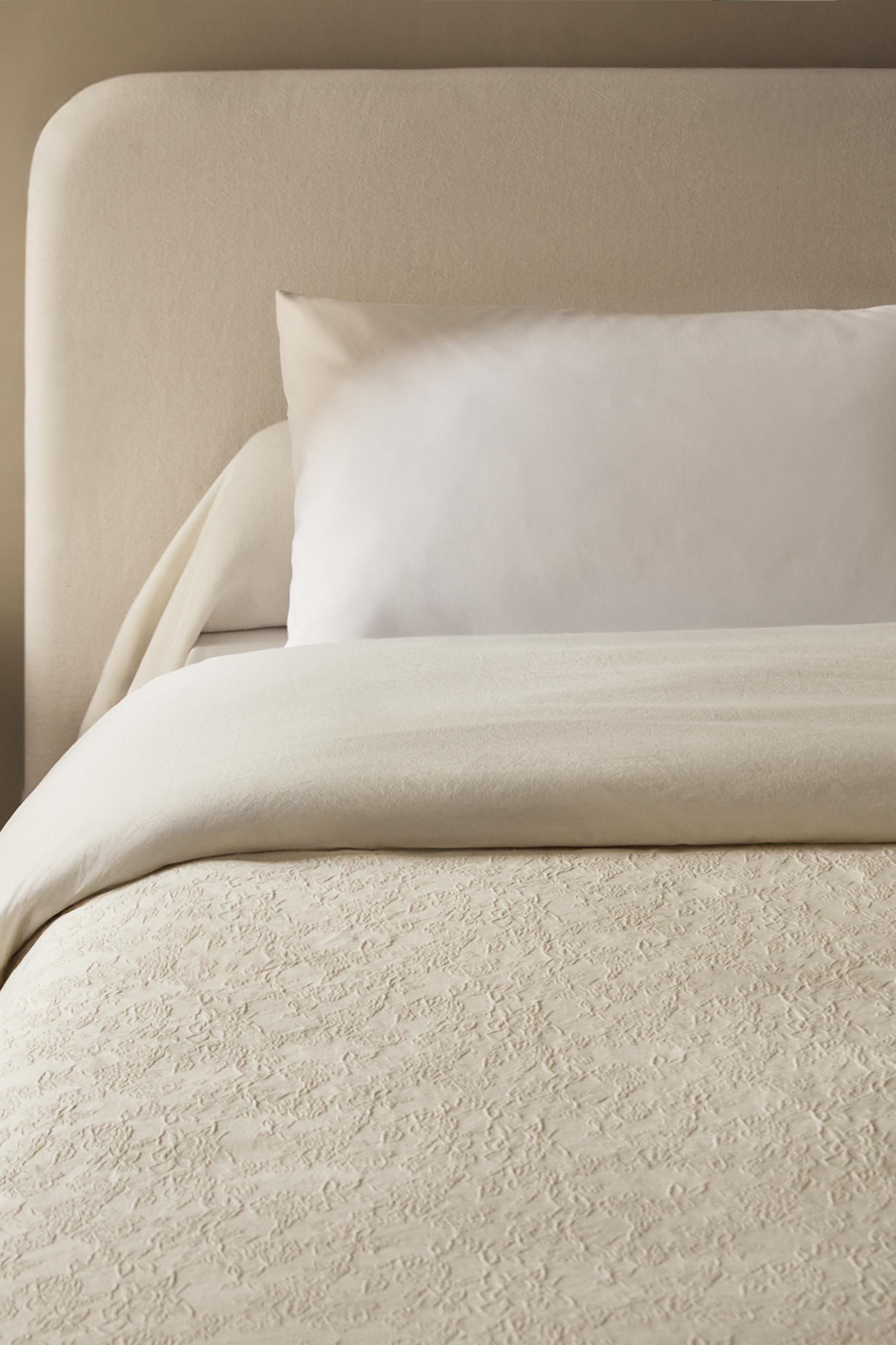JACQUARD COTTON DUVET COVER